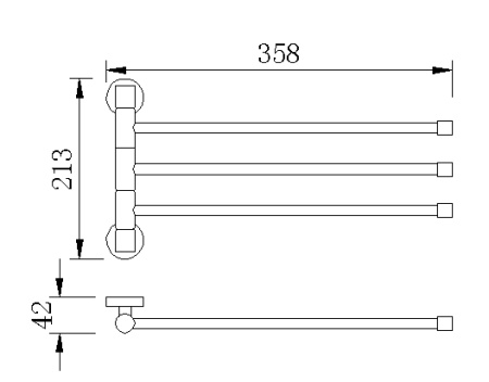 Полотенцедержатель Rush Bianki BI76523 фото