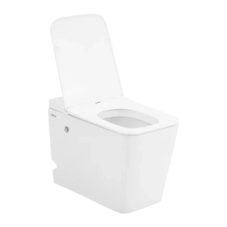 Унитаз приставной с импульсным смывом Abber Rechteck AC1213P с сиденьем микролифт фото