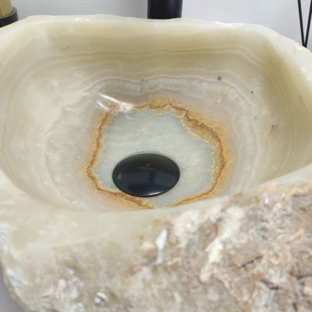 Накладная раковина из оникса Erozy Lampung EO-00504 (33*33*15см) фото