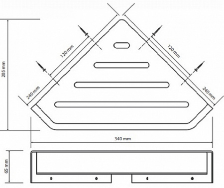 Мыльница настенная Bemeta Cytro 146208192 фото