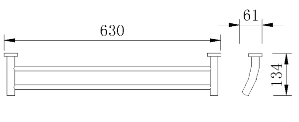 Полотенцедержатель Rush Victoria VI71532 фото