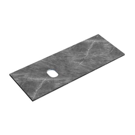 Столешница без отверстия под смеситель Sancos TT120A1L 120 см, black sky фото