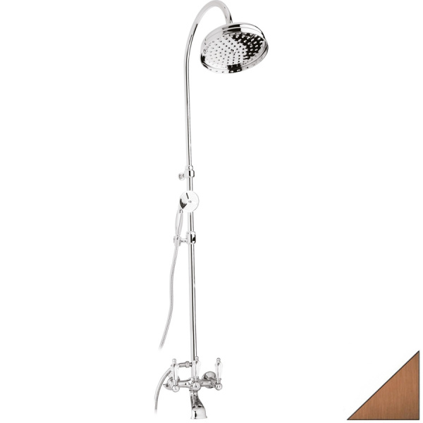 Душевая система (стойка) Cezares Diamond DIAMOND-CVD-02-Sw бронза/swarovski фото