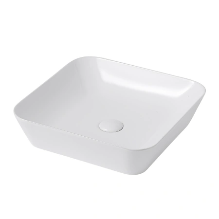 Накладная раковина Abber Rechteck AC2205 43x43 белая фото
