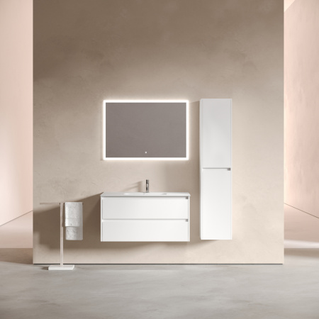 Тумба под раковину Sancos Libra LB100W белая фото