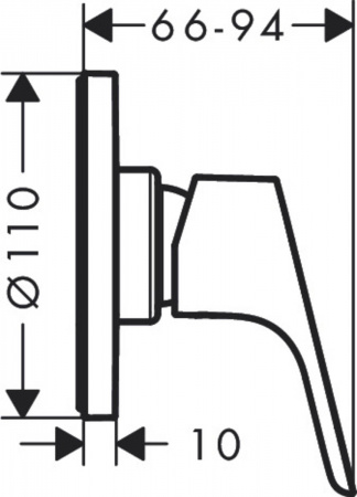 Смеситель для душа Hansgrohe Focus 31961000 фото