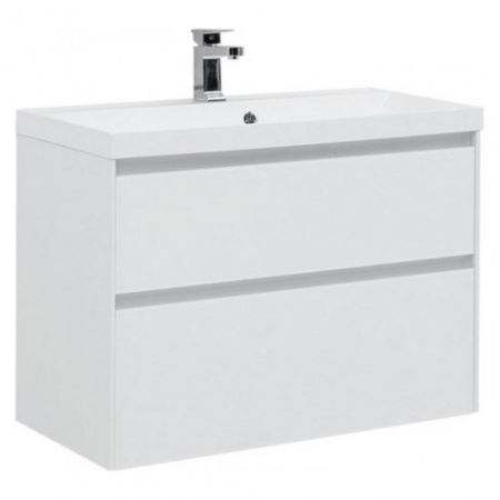 Тумба с раковиной Aquanet Гласс 90 00242525 фото