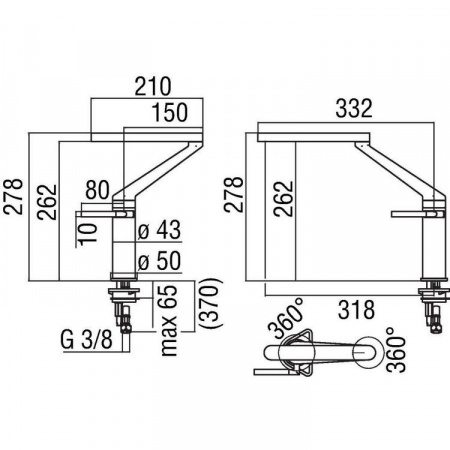 Смеситель для кухни Nobili Zoom (ZM00113/1CR) фото