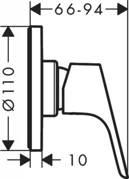 Смеситель для душа Hansgrohe Focus 31961000 фото