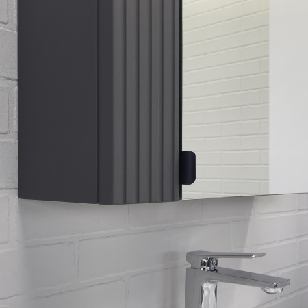 Зеркальный шкаф Comfortу Лима 60 00-00019425 антрацит фото