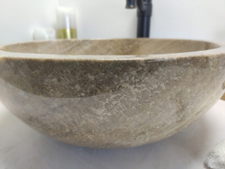 Накладная раковина из оникса Indo Bowl Sunset Medium BO-00018 фото