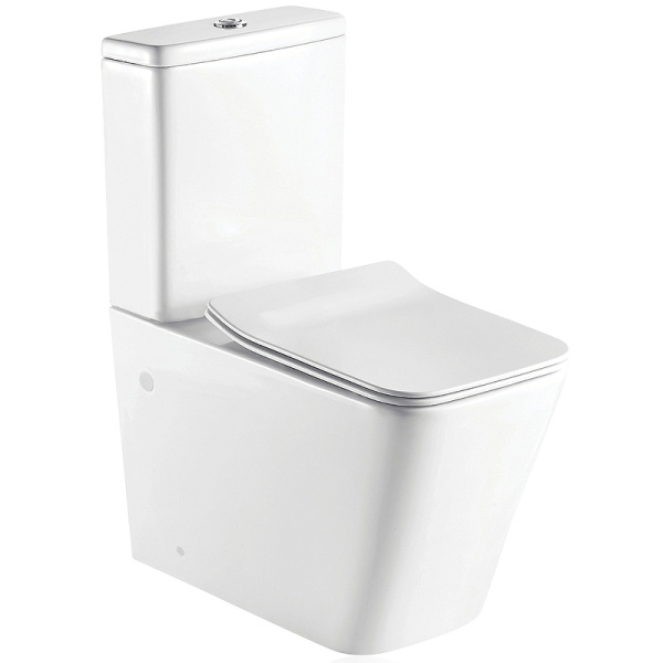 Унитаз компакт Koller Pool Kvadro KR-0675-RC-C без бачка с сиденьем Микролифт фото