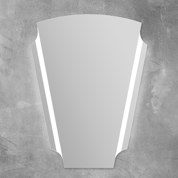 Зеркало с подсветкой и антизапотеванием Cezares 45020 70x92 фото