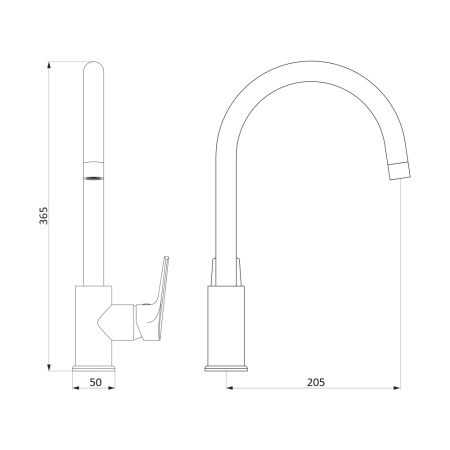 Смеситель для кухни RedBlu by Damixa Origin Balance 790720000 фото