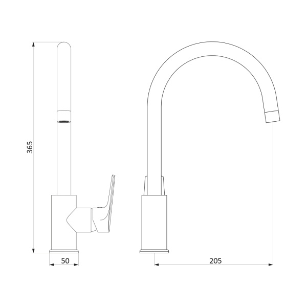 Смеситель для кухни RedBlu by Damixa Origin Balance 790720000 фото