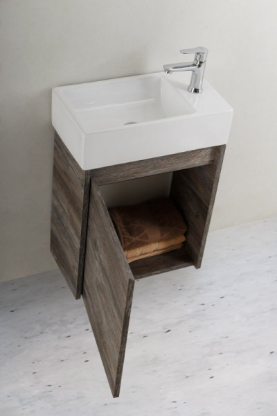 Тумба под раковину BelBagno Kraft Mini KRAFT MINI-450/250-1A-SO-PP-L Pino Pasadena L/R фото