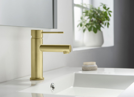 Смеситель для раковины Timo Saona 2361/17F Золото матовое фото