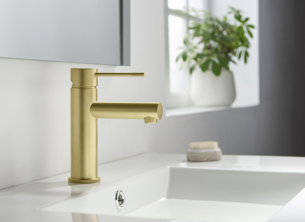 Смеситель для раковины Timo Saona 2361/17F Золото матовое фото