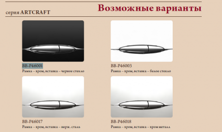 Смывная клавиша BelBagno Artcraft BB-P46018 хром фото