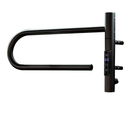 Полотенцесушитель электрический Vincea VTD-1P1BE 39х25 черный, таймер фото