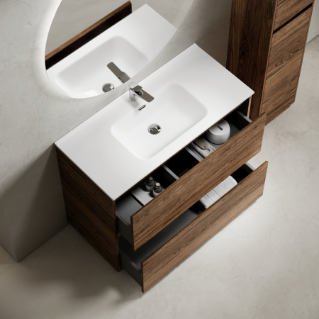 Тумба под раковину Sancos Libra Floor LB100FECH дуб чарльстон фото