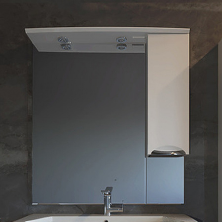 Зеркало-шкаф АСБ Мебель Мессина 80 9615 фото