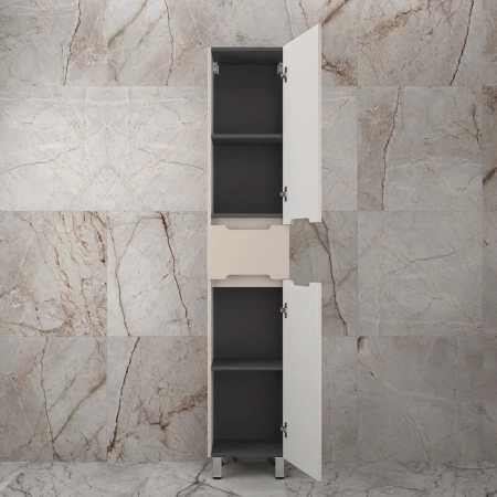 Шкаф-пенал напольный Style Line Матис 36 ЛС-00002392 крем фото