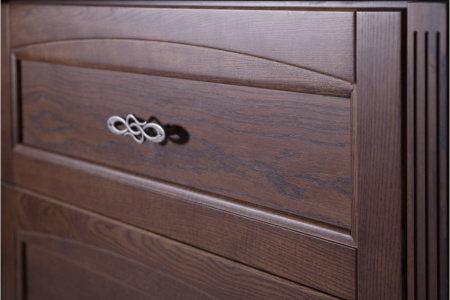 Тумба с раковиной ASB-Woodline Римини Nuovo 10183 орех фото