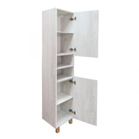 Шкаф-пенал Comforty Верона-35-Н дуб белый фото