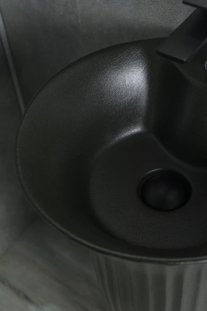 Напольная раковина Gid Nb132bg черный графит фото