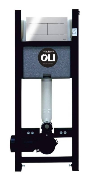 Инсталляция для подвесного унитаза Oli Expert Total Black LE 886668SDOO с склавишей фото