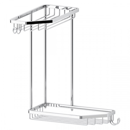 Полочка-решетка двухуровневая трапеция развернутая FBS Ryna RYN 013 фото