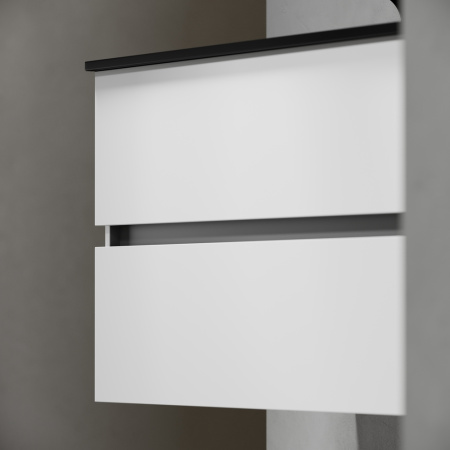 Тумба под раковину Sancos Urban UR120-2W белый глянец фото