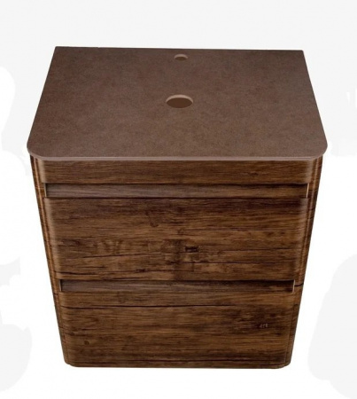 Столешница керамогранит Style Line Атлантика 80 СС-00002248 бежевый тёмный матовый фото