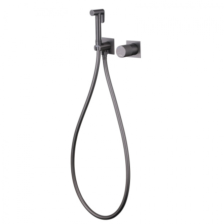 Гигиенический душ со смесителем Abber Rund AF8725NG никель фото