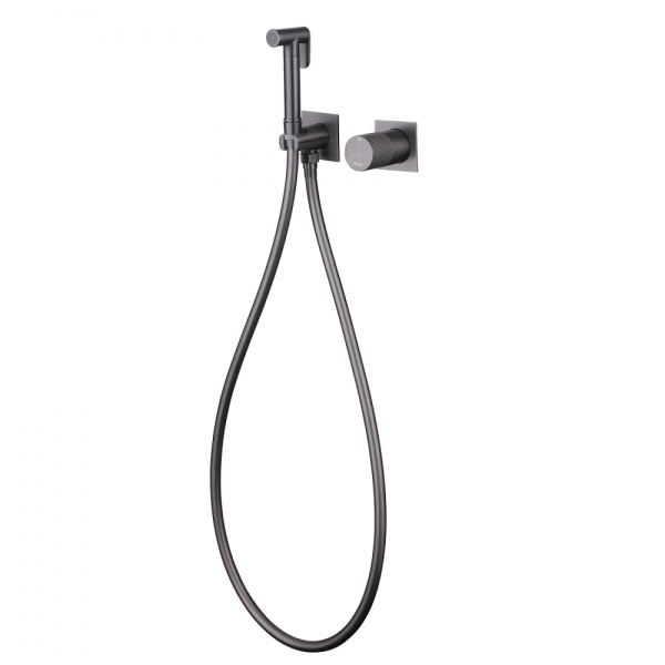 Гигиенический душ со смесителем Abber Rund AF8725NG никель фото