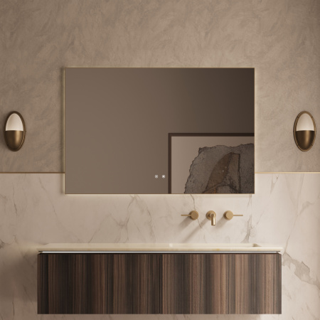 Тумба под раковину Vincea Luxe 140 VMC-4LX140WN шпон натуральный орех фото