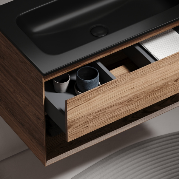 Тумба под раковину Sancos Marmi 1.0 MR1.080ECH дуб чарльстон фото