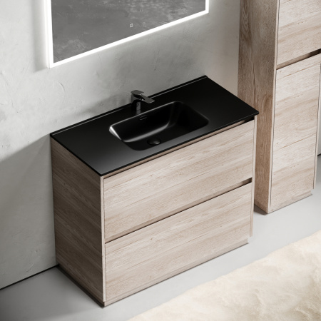 Тумба под раковину Sancos Libra Floor LB100FEG дуб галифакс натуральный фото