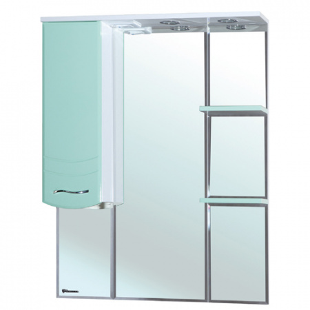Зеркало-шкаф с подсветкой Bellezza Мари-75 салатовый фото