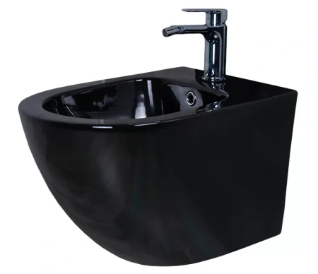 Биде подвесное Gid BDP-96BL черный глянец фото