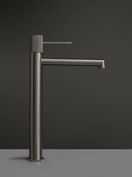 Высокий смеситель для раковины AltroBagno Интенто (Intento) ALTROBAGNOIntento010232GM оружейная сталь фото