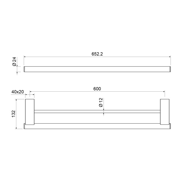 Полотенцедержатель Timo Luiro 18556/17 Золото матовое фото