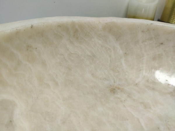 Накладная раковина из оникса Indo Erozy Блитар EO-00038 фото