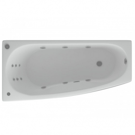Акриловая ванна Aquatek Пандора без гидромассажа 160х75 L с каркасом и экраном фото