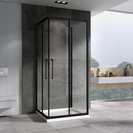 Душевой уголок ABBER Schwarzer Diamant AG02090BH-S90B 90x90 фото