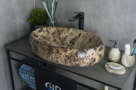 Накладная раковина GID MNC168 59х40 фото