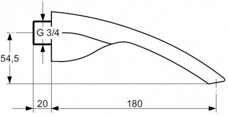 Излив для ванны Ideal Standard Venice A5365AA фото