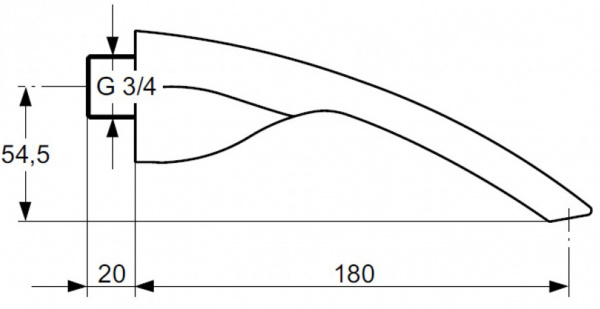 Излив для ванны Ideal Standard Venice A5365AA фото