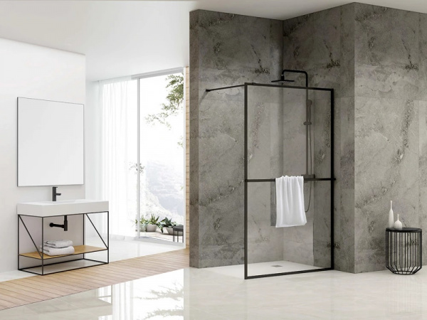 Душевая перегородка Abber Immer Offen AG60100B 100 см фото